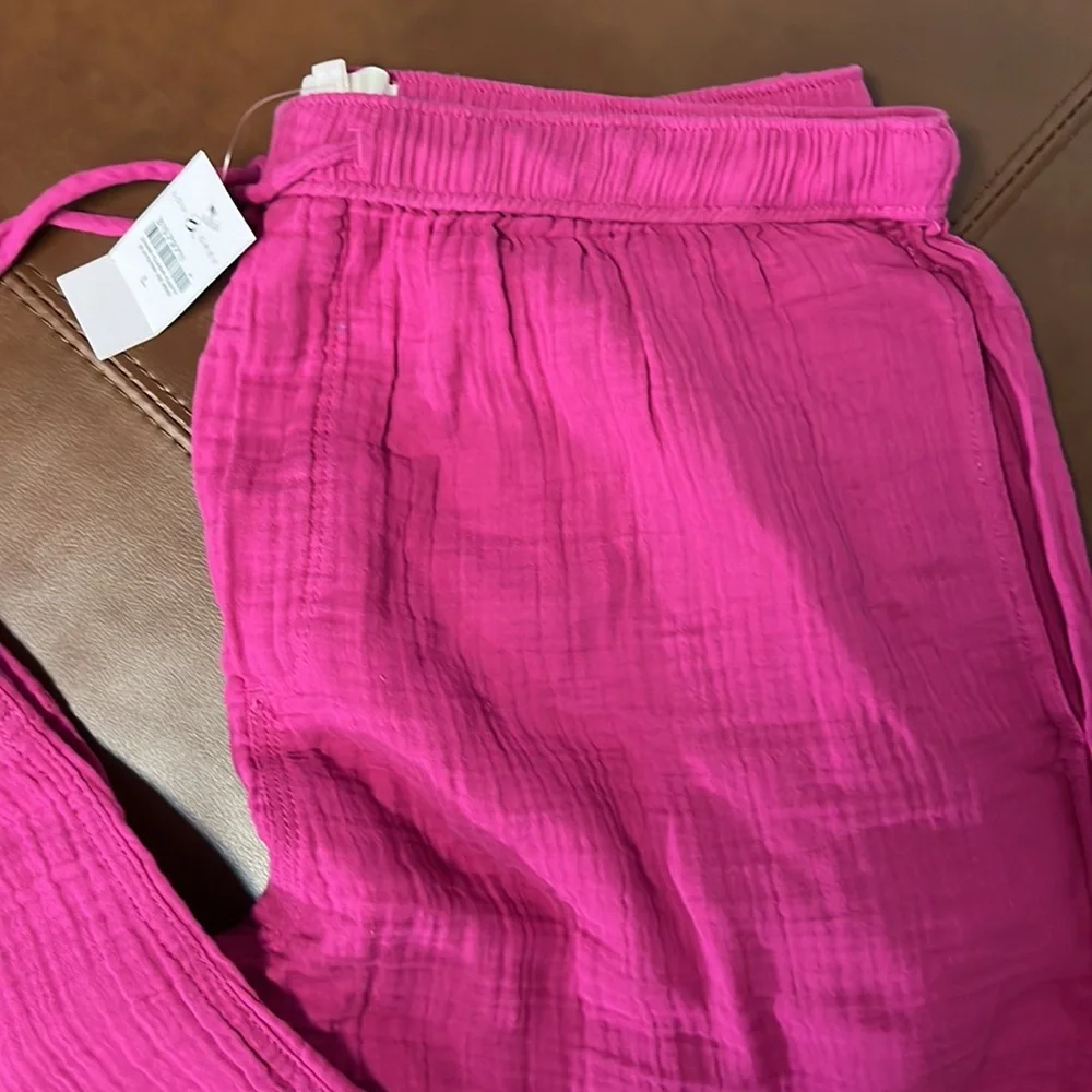 Lou & Grey cotton lounge pants NWT - Picture 2 of 7
